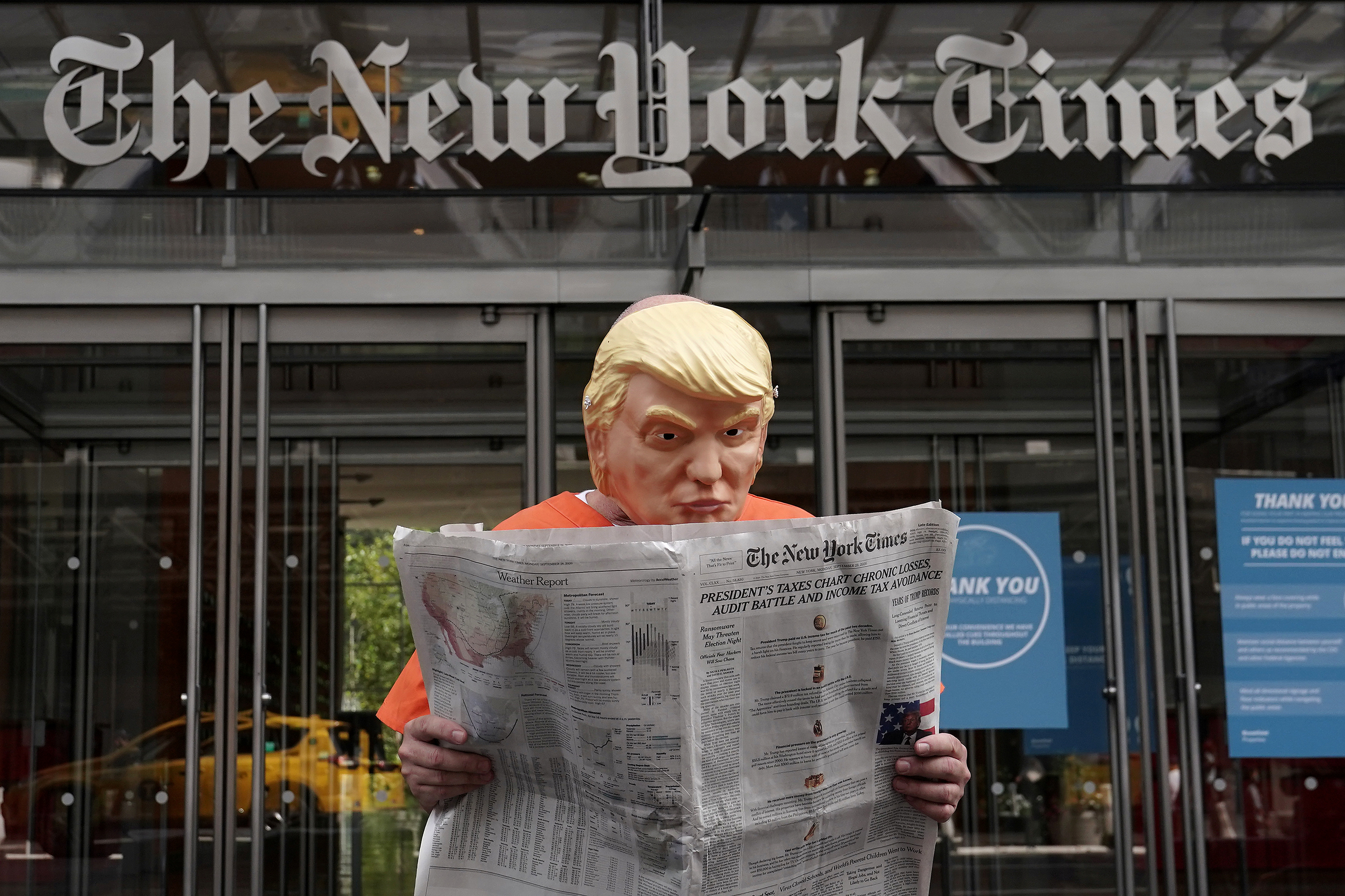 NYタイムズがトランプ氏に“宣戦布告”脱税疑惑を特ダネ報道、選挙に影響必至
