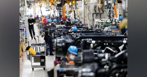 日本車8社の8月世界生産12％減、新型コロナ影響からの回復傾向続く