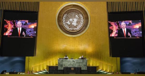 住宅地にヒズボラ武器庫「確認」　国連演説でイスラエル首相