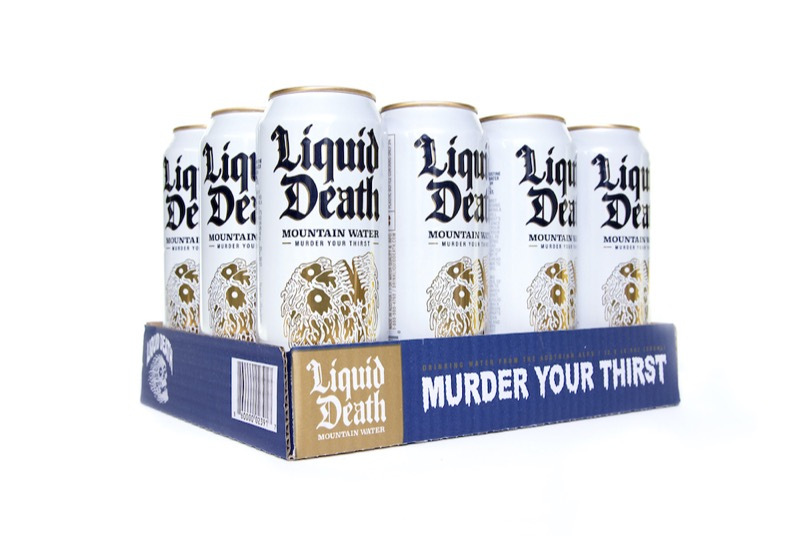 「渇きを殺せ」などヘビーメタルっぽい名前のミネラルウォーターなどを販売するLiquid Deathが24.3億円を調達