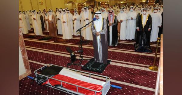 クウェート、前首長の葬儀は一般非公開で　カタール首長は出席