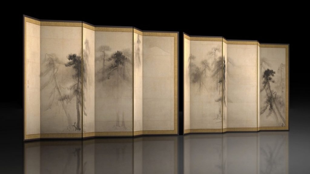 東京国立博物館と凸版印刷、「松林図屛風」のVR作品を公開