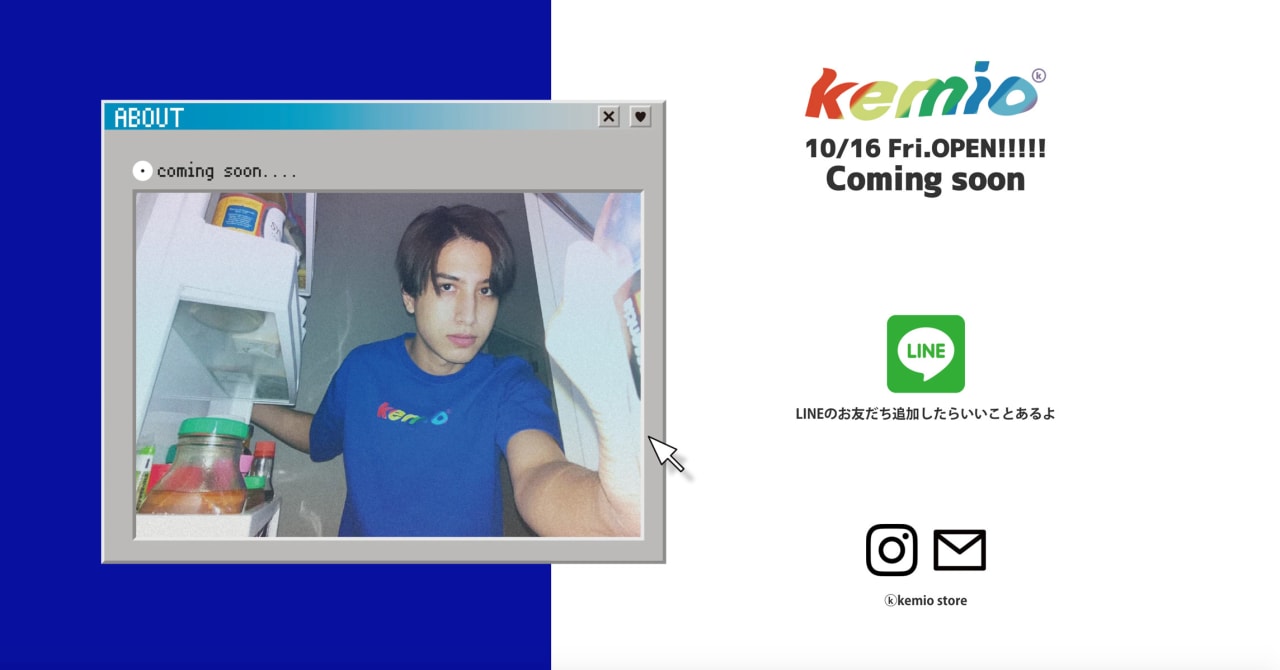 kemioがオフィシャルグッズサイト「kemio store」をオープン
