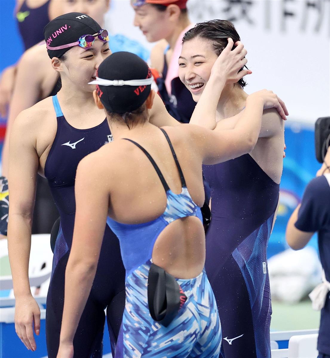 池江が４００メートルリレー出場　競泳の日本学生選手権