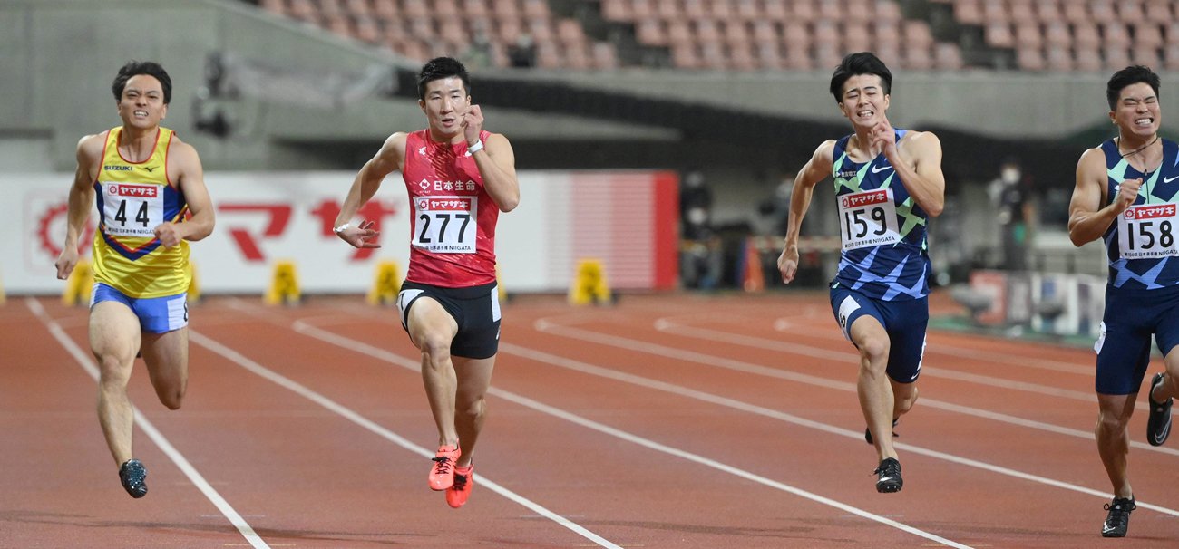 桐生が6年ぶり2度目優勝　男子100、10秒27　陸上日本選手権