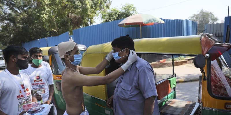 インド、感染死者10万人超える　新型コロナ、3カ国目