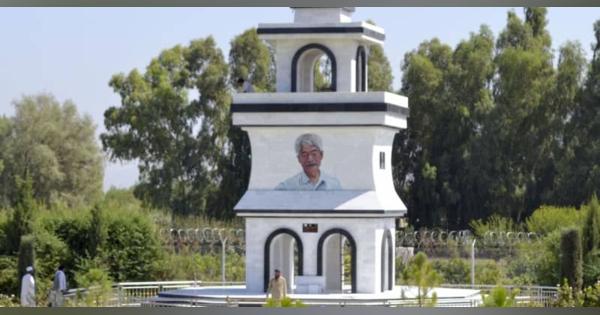 中村哲さんの記念塔完成　アフガン、緑化の公園内に