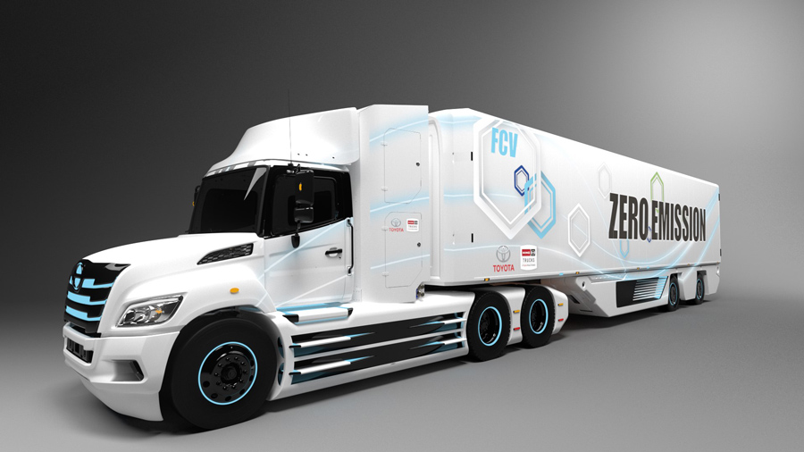 トヨタと日野、北米にて燃料電池大型トラックを共同で開発
