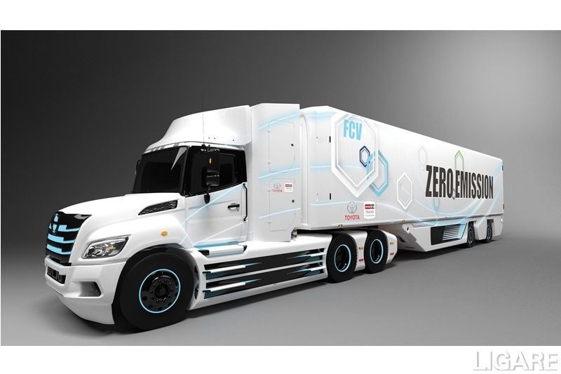 トヨタと日野、北米で燃料電池大型トラックを共同開発