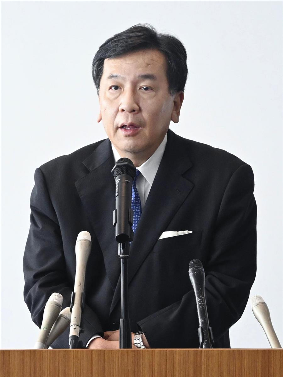 「全くのゼロ回答」立民・枝野代表が政府説明を批判　学術会議人事