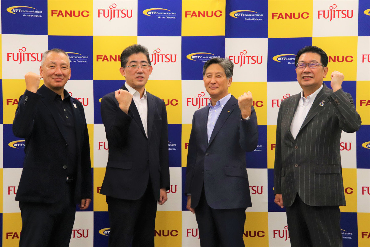 ファナック、富士通、NTT Comの3社、工作機械業界のDXを加速させる新会社設立