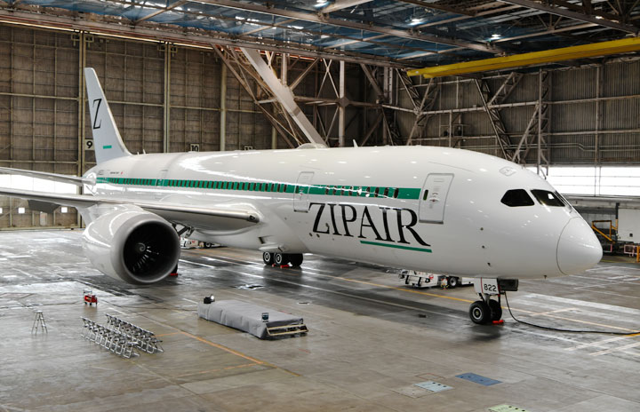 ZIPAIR、787のETOPS取得　太平洋横断可能、西海岸就航へ前進