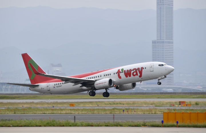 ティーウェイ航空、成田・関空－ソウル11月再開　週1往復ずつ