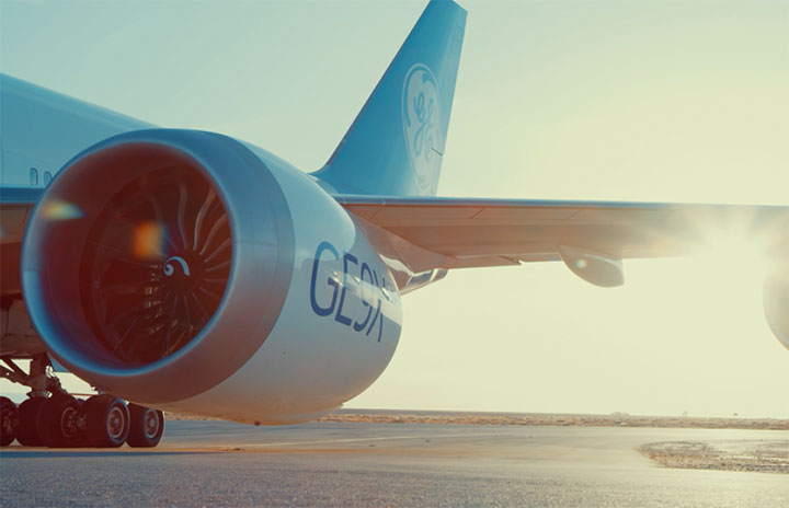 777X用GE9X、FAA認証取得　民間機用エンジンで世界最大