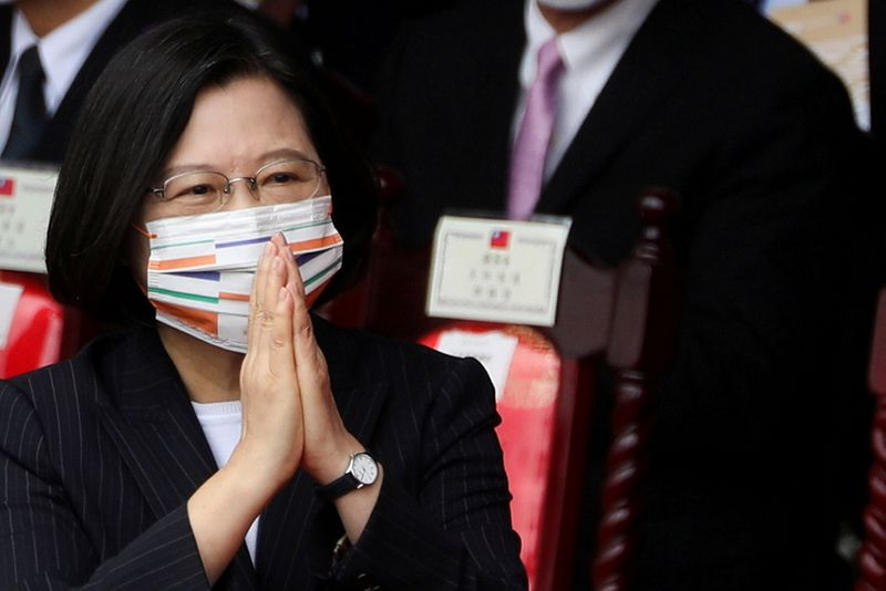 台湾総統、中国に「有意義な対話」を呼び掛け