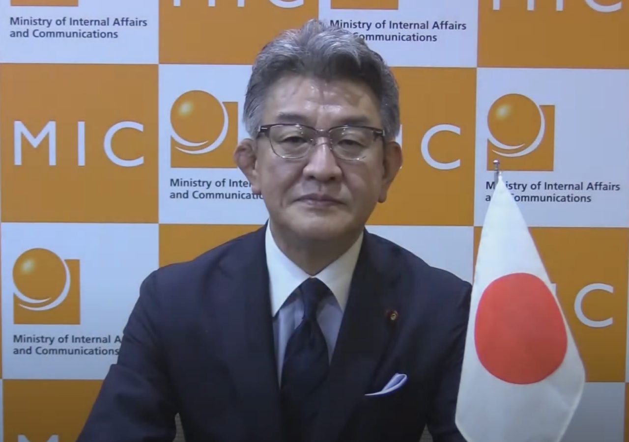 武田総務相、YouTubeで日本のデジタル化や5Gなどについて言及
