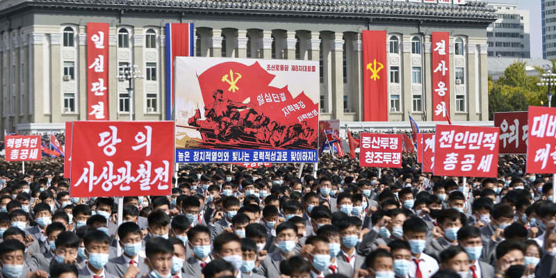 北朝鮮「80日戦闘」突入　平壌で軍民決起集会