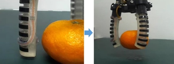 ロボットグリッパー用接触センサーユニットを開発