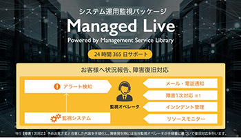 アイティーエム、システム運用監視パッケージ「Managed Live」を提供