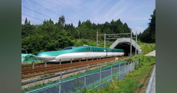 210km/hの高速走行は14本年末年始に実施される北海道新幹線の青函トンネル内高速走行