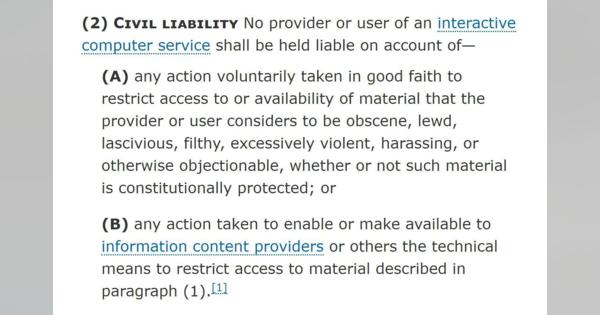 米FCCのパイ委員長、SNS保護の「セクション230」の定義を明文化するとツイート