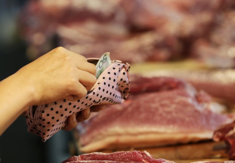 来年春節期の中国豚肉供給量、前年比30％増に＝農業農村省幹部