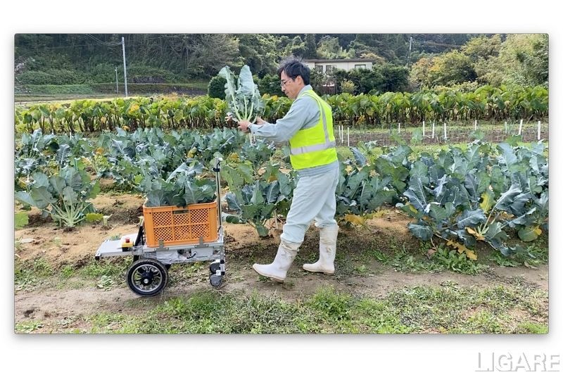 「自動追従で農作物の収穫をサポート」アトラックラボらがロボット車を開発