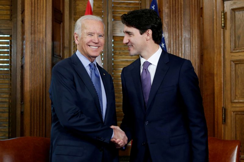 カナダ首相、バイデン氏と電話会談　「良きパートナーに」