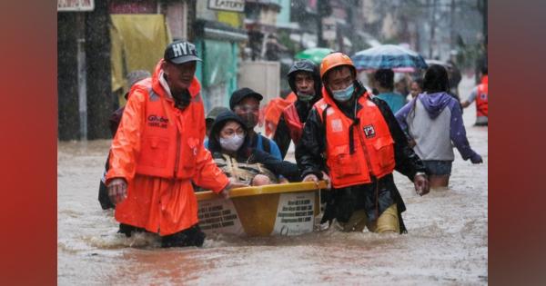フィリピン、台風でマニラに洪水被害　迅速な支援を大統領指示