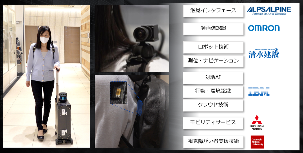 オムロン・日本アイ・ビー・エムら、共生社会の実現に向け「AIスーツケース」の実証実験を開始