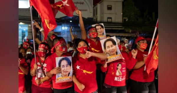 ミャンマー総選挙、スー・チー氏の与党が政権樹立に必要な議席獲得