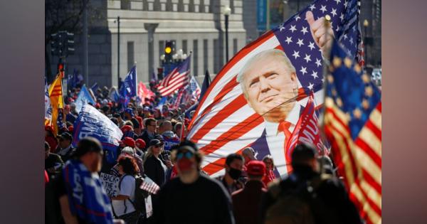 トランプ米大統領の支持者がワシントンでデモ、選挙の不正訴え
