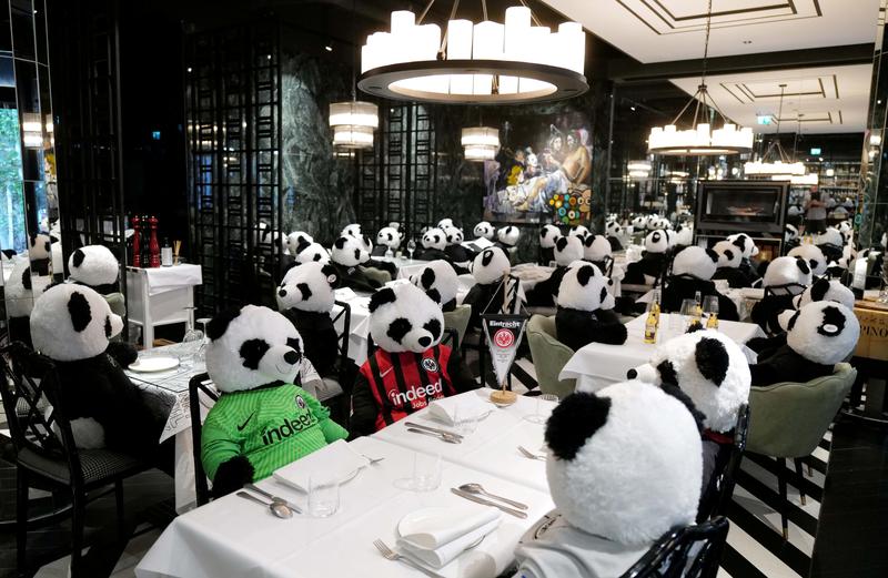 パンデミックにはパンダで、独レストランがコロナ規制に抗議