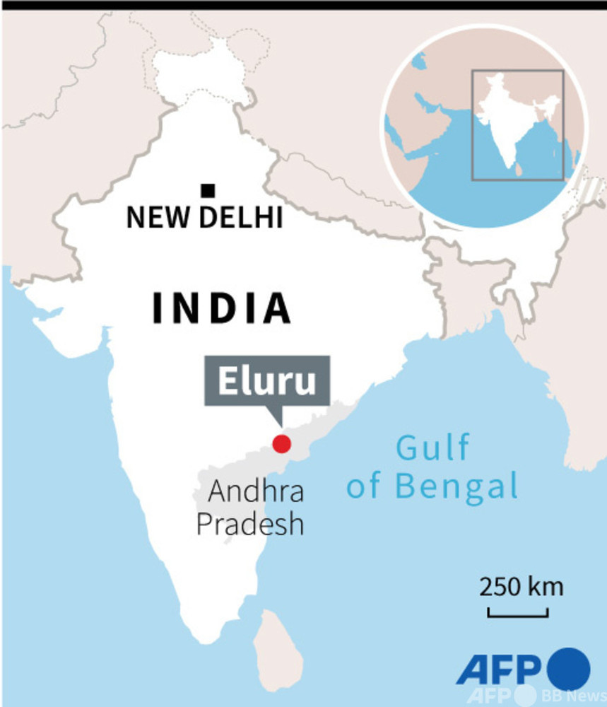 インドで原因不明の病気、1人死亡 患者の血液から高濃度の鉛とニッケル