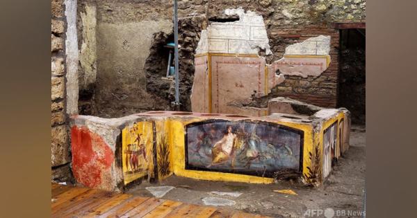 「ローマ時代のファストフード店」発掘、状態良好 ポンペイ遺跡