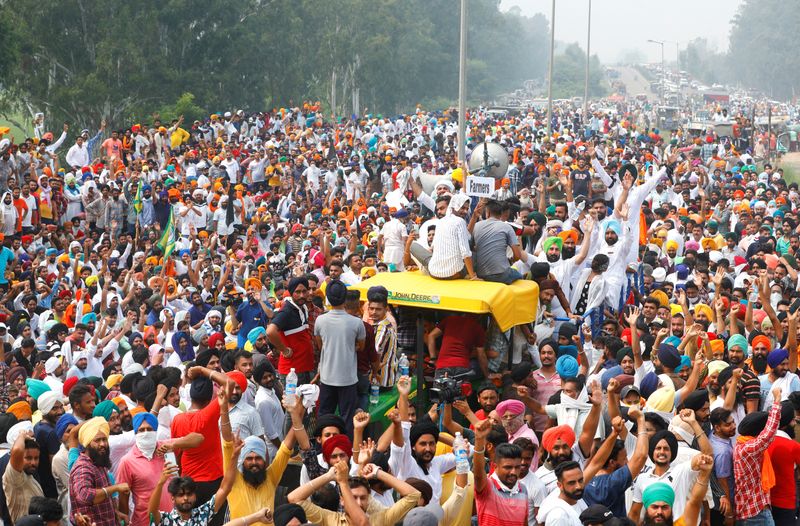 インド農業新法巡るデモ、パンジャブ州が取り締まり強化要請
