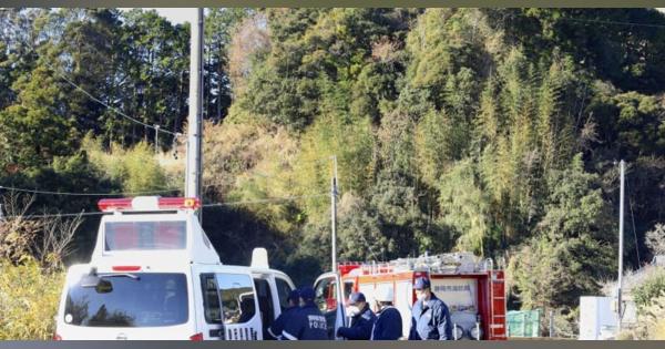 ヘリ墜落現場を調査、静岡・島田　運輸安全委と静岡県警