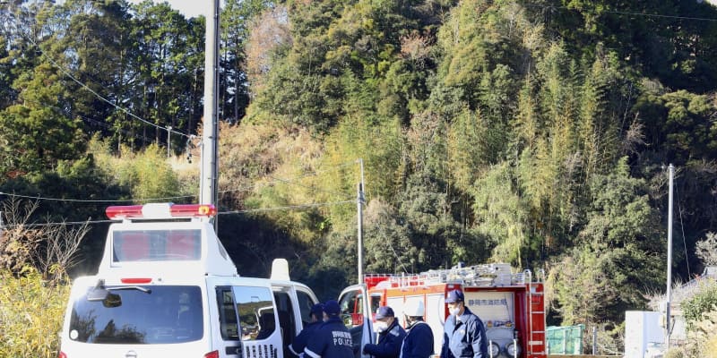 ヘリ墜落現場を調査、静岡・島田　運輸安全委と静岡県警