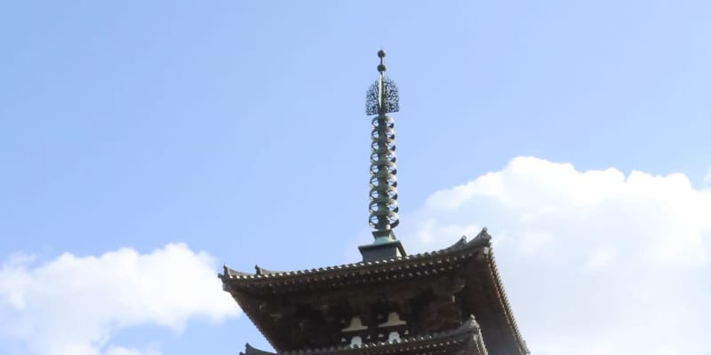 薬師寺の東塔内部を公開　3月から、大修理完了