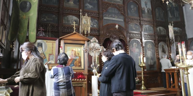 ハリストス正教会改修へ、函館　閉鎖前最後の礼拝