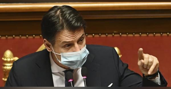 イタリア首相「対コロナ正念場」　中道左派離脱で信任投票