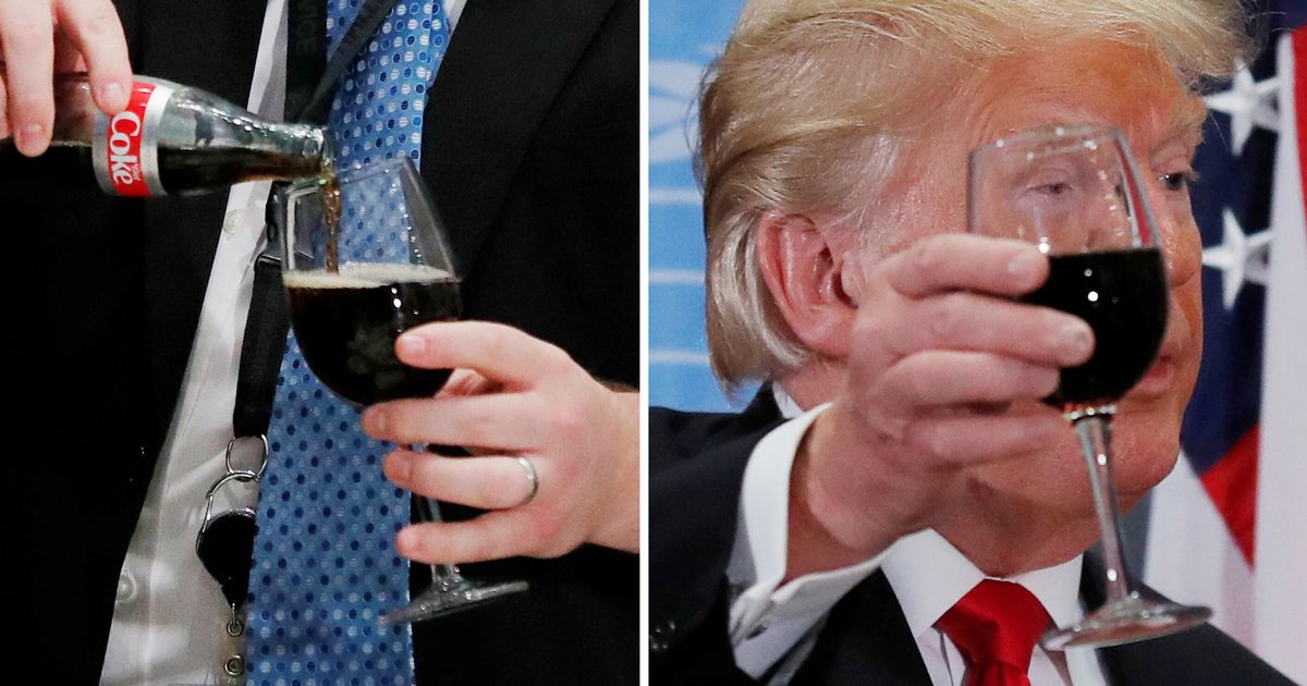 トランプ氏の「ダイエットコーラボタン」、政権交代とともに大統領執務