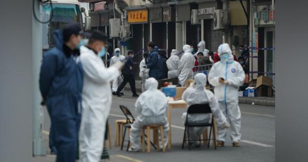 中国のコロナ新規感染やや減少、北京・上海で大規模検査