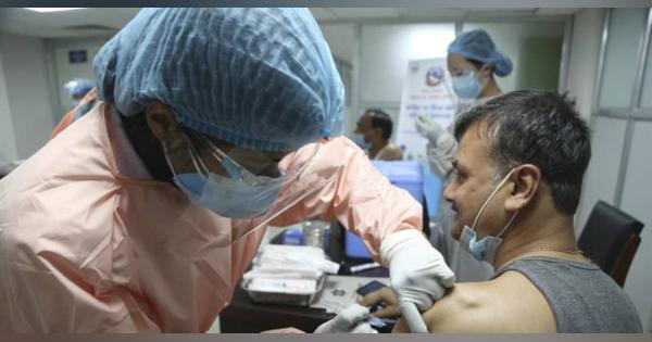 ネパールでワクチン接種開始　インド提供、医療従事者中心に