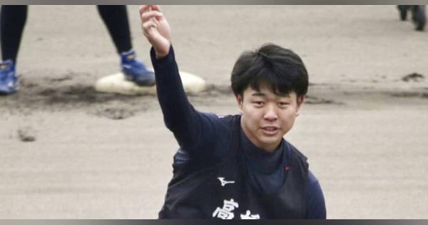 高橋宏投手、ブルペン入りへ意欲　中日の新人合同練習が終了
