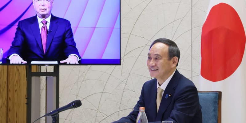 首相、東京五輪実現へ決意　ダボス会合、国際協調訴え