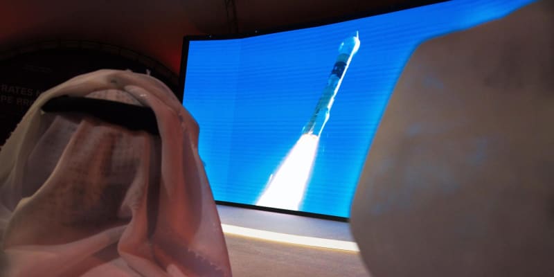 UAE探査機、火星軌道に　中東初、大気データ収集