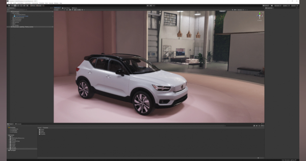 ボルボの自動車3Dモデルを含むサンプルテンプレート「Auto Showroom」がUnity上で公開