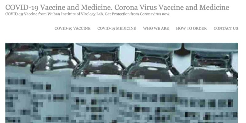 闇ウェブ上にコロナワクチン　中国製かたり偽物販売か