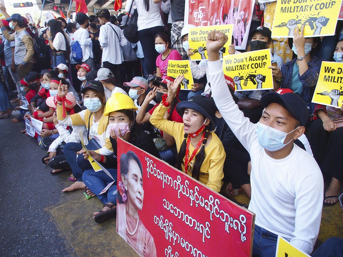 裁判所許可なく逮捕可能に　ミャンマー国軍、法律停止
